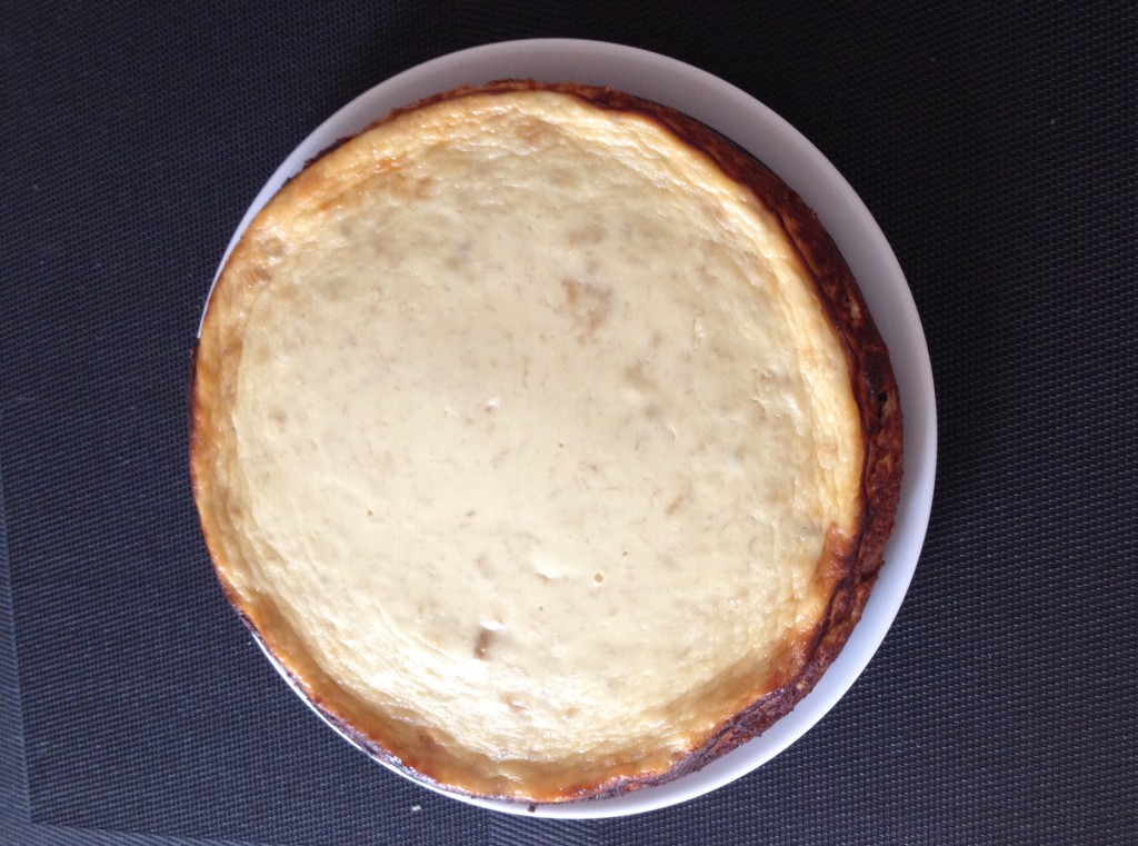 banánový cheesecake